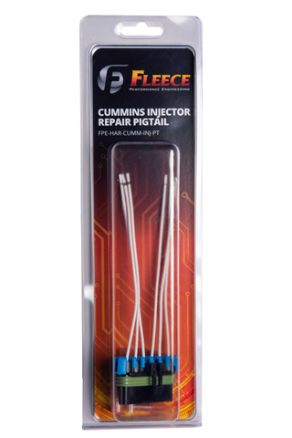 Fleece Performance 06-22 Dodge 2500/3500 Cummins 5.9L/6.7L Injector Connector w/6in Pigtail - FPE-HAR-CUMM-INJ-PT