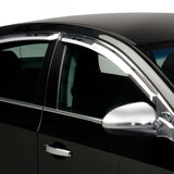 Putco 07-12 Dodge Caliber (Set of 4) Element Chrome Window Visors - 480141