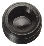 Russell Performance 1/2in Allen Socket Pipe Plug (Black) - 662063