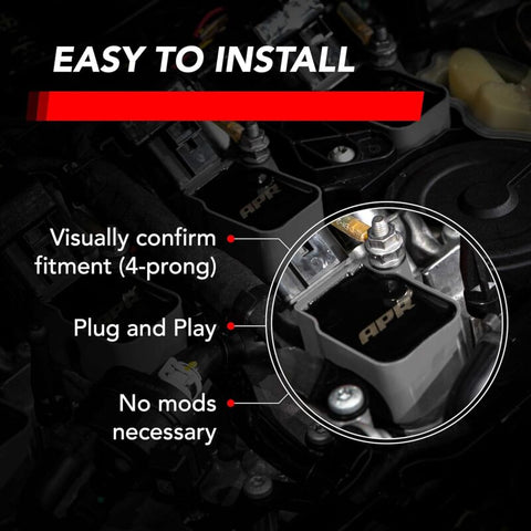 APR EA888.3/EA888.4/EA839/EA825 (MQB/MLB) 2.0T/2.9T/3.0T/4.0T Ignition Coil - Grey - MS100203