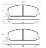 StopTech Street Touring Brake Pads - 308.13510