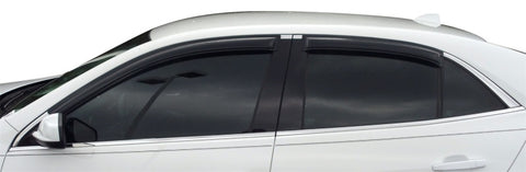 AVS 13-15 Chevy Malibu Ventvisor Outside Mount Window Deflectors 4pc - Smoke - 94362