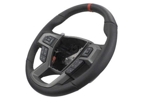 Ford Racing 15-18 F-150 Raptor Performance Steering Wheel Kit - Red Sightline - M-3600-F15RRD