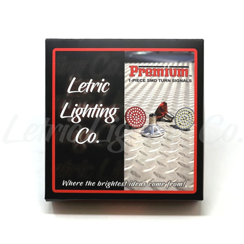 Letric Lighting Premium Front Rear Turn Signal Combot Kit - White/ Amber & Red/Red - LLC-PPBK