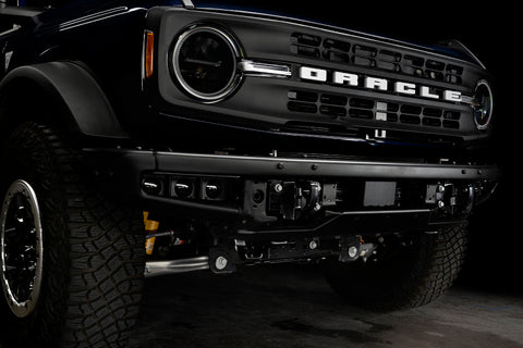 ORACLE Lighting 21-22 Ford Bronco Triple LED Fog Light Kit for Steel Bumper - White - 5890-001
