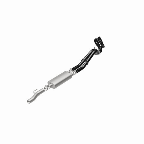 MagnaFlow SYS Cat-Back 10-14 Ford Raptor 6.2L V8 2.5/3in Black Dual Same Side Exit Rear 3.5 Tips - 15366