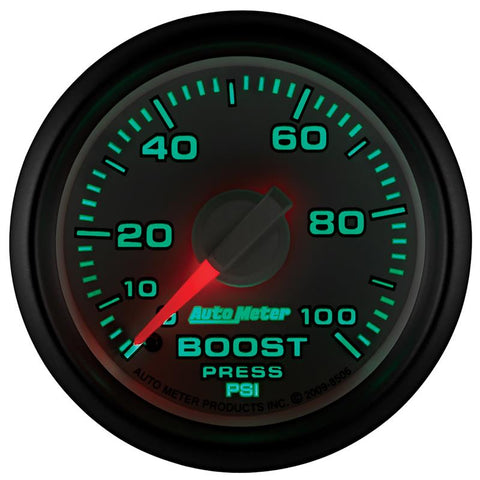 Autometer Factory Match 52.4mm Mechanical 0-100 PSI Boost Gauges 3 pressure Ranges - 8506
