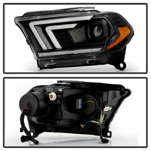 Spyder 11-13 Dodge Durango (HID Model Only) Projector Headlights - Black PRO-YD-DDU11HIDSI-BK - 5088680