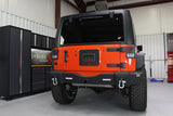 Fishbone Offroad 07-18 Jeep Wrangler JK - Black Textured Powdercoat Tail Light Covers - FB31043