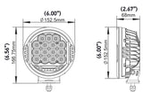 Hella 500 LED Driving Lamp - Single - 358117161