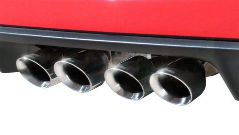 Corsa 2009-2013 Chevrolet Corvette C6 6.2L V8 Polished Xtreme Axle-Back Exhaust - 14470