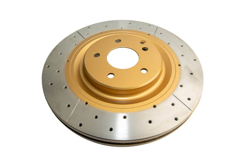DBA 06-07 Mercedes-Benz C350 W203 (w/AMG Perf Brake) Front Drilled & Slotted Street Series Rotor - 2696X