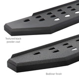 Go Rhino RB20 Running Boards 57in. Cab Length - Bedliner Coating (No Drill/Mounting Brackets Req.) - 69400057T