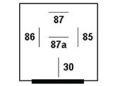 Hella Relay Mini Iso 5 Pole 12V Spdt Bkt - 933332011