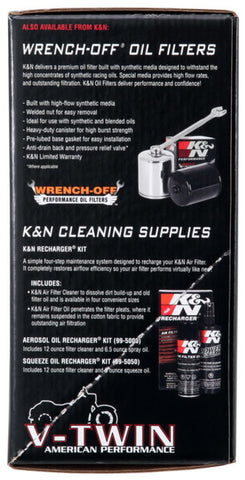 K&N 00-16 Harley Davidson Street Metal Intake System Flare Black - RK-3932B