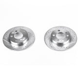 Power Stop 00-06 Audi TT Quattro Rear Evolution Drilled & Slotted Rotors - Pair - EBR657XPR