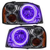 Oracle 01-04 Nissan Frontier SMD HL - Dual Halo - ColorSHIFT w/ Simple Controller - 7178-504