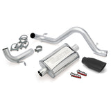 Banks Power 12-15 Jeep 3.6L Wrangler (All) - 2dr Monster Exh Sys - SS Single Exh w/ Black Tip - 51342-B