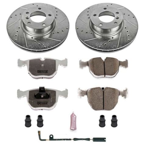 Power Stop 01-03 BMW 530i Front Z26 Street Warrior Brake Kit - K944-26