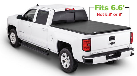 Tonno Pro 2019 Chevy Silverado 1500 6.6ft Fleetside Lo-Roll Tonneau Cover - LR-1100