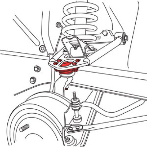 SPC Performance 65-70 Ford Mustang Lower Ball Joint - 94009