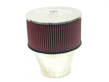 K&N Marine 5.125in Flange ID x 9in OD x 10.5in H Round Straight Flame Arrestor - 59-1196