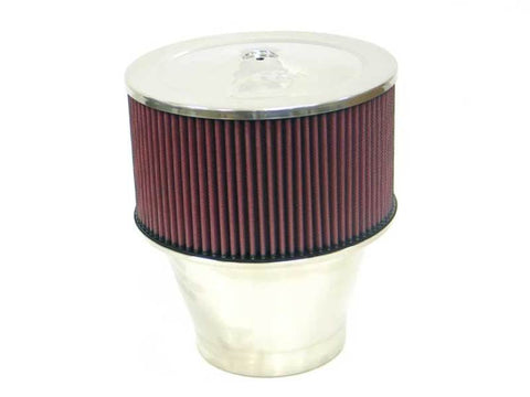 K&N Marine 5.125in Flange ID x 9in OD x 10.5in H Round Straight Flame Arrestor - 59-1196