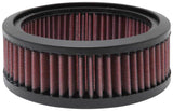 K&N S&S FILTER 6in OD x 4-5/8in ID x 2-3/16in H Replacement Filter for Harley Davidson - E-3225