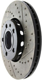 StopTech 96-7/04 Audi A4 / 95-01 A6 / 7/98-05 VW Passat Left Front Slotted and Drilled Rotor - 127.33039L