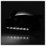 xTune Dodge Charger 06-10 1Pc LED Crystal Headlights Chrome HD-ON-DCH05-1PC-LED-C - 5017628
