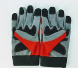 Granatelli Medium Mechanics Work Gloves - Red/Gray/Black - 706521