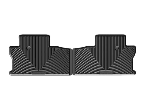 WeatherTech 2017+ Honda Ridgeline Rear Rubber Mats - Black - W416
