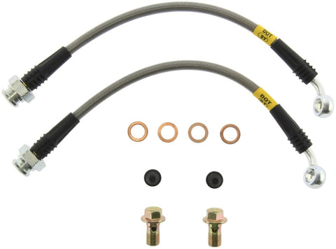 StopTech 90-96 Nissan 300ZX Stainless Steel BBK Rear Brake Lines - 950.42501