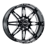 Weld Cheyenne W132 Series 20x10 / 8x170 BP / -18 Offset / 4.75 BS / 125.1 Bore - Gloss Black MIL - W13200017475