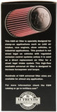 K&N Filter Universal Rubber Filter 3 1/2 inch Flange 4 5/8 inch Base 3 1/2 inch Top 7 inch Height - RU-3130