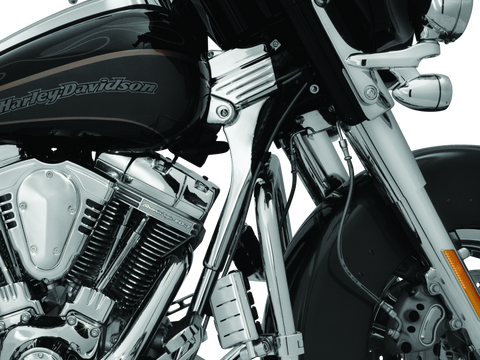 Kuryakyn Deluxe Neck Cover Kit 95-05 Touring Models Chrome - 8146