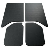 DEI 11-18 Jeep Wrangler JK 2-Door Boom Mat Headliner - 4 Piece - Black Leather Look - 50160