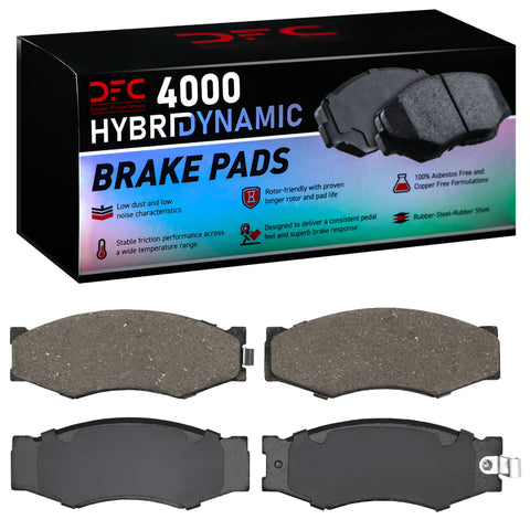 DFC 82-97 Nissan Stanza Front 4000 Hybridynamic Brake Pads - 4000-0266-00