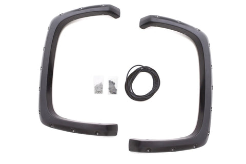 Lund 99-07 Chevy Silverado 1500 RX-Rivet Style Smooth Elite Series Fender Flares - Black (2 Pc.) - RX103SB