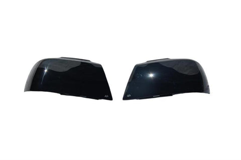 AVS 14-18 GMC Sierra 1500 Headlight Covers - Smoke - 37523