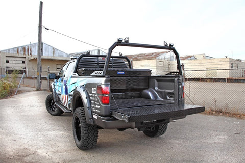 Dee Zee 08-16 Ford SuperDuty Tailgate Protector Full Black-Tread - DZ4138B