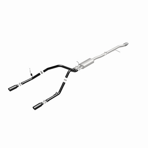 MagnaFlow SYS Cat-Back 4in Black Dual Split Rear Tips 14-15 Chevy Silverado/GMC Sierra 4.3L-5.3L - 15361