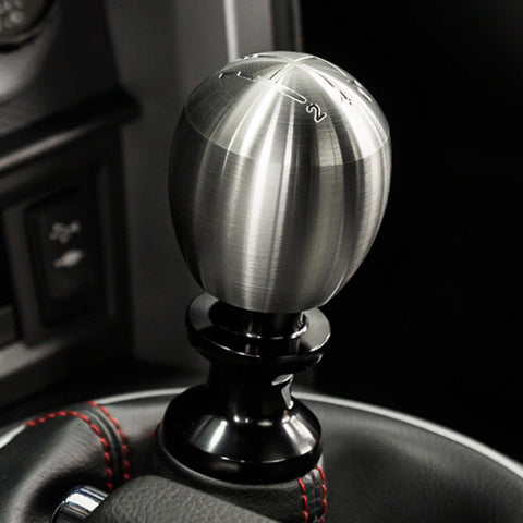 Raceseng Slammer Shift Knob (Gate 4 Engraving) M12x1.75mm Adapter - Brushed - 08211BR-08014-081106
