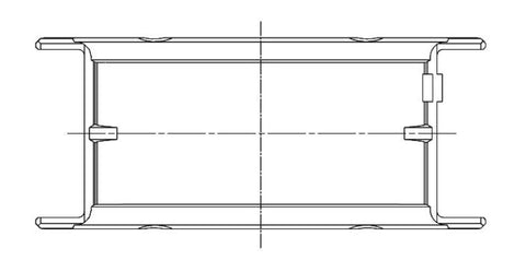 ACL Nissan L20/L24/L28 1998cc/2393cc/2753cc STD Size High Perf Main Bearing Set w/.001 Oil Clearance - 7M1172HX-STD