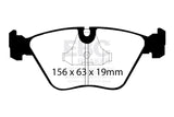 EBC 98-02 BMW Z3 3.2 (M-Coupe) Greenstuff Front Brake Pads - DP2689