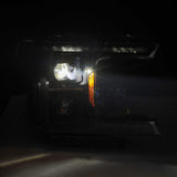 AlphaRex 18-20 Ford F-150 (Req. Conv F150 w/LED) LUXX LED Proj HL Alpha-Blk w/Actv Lt Seq Sig SB DRL - 880251
