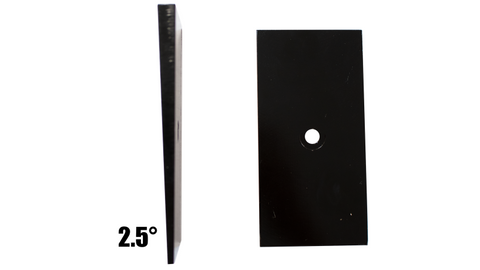 Fishbone Offroad Universal 2.5in Leaf Spring Shim - Black - FB27369