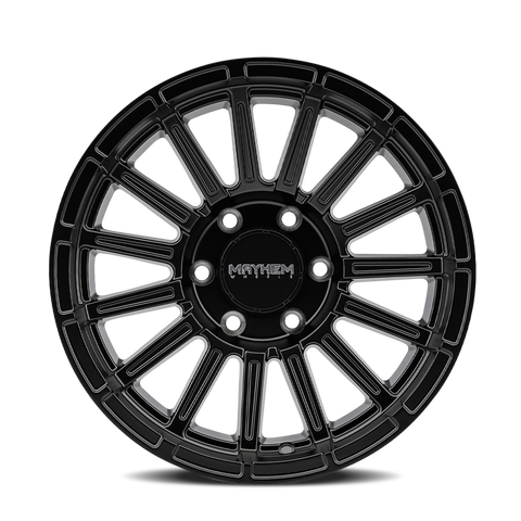Mayhem 8309 Granite 17x9 / 6x135 BP / 0mm Offset / 87.1mm Hub Satin Black - 8309-7936B