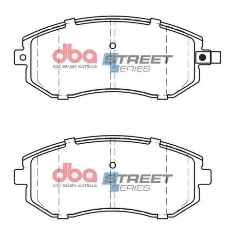 DBA 05-06 Saab 9-2X Aero Street Series Front Brake Pads - DB1491SS