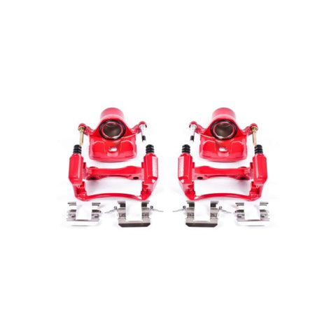 Power Stop 00-01 Infiniti I30 Front Red Calipers w/Brackets - Pair - S2604